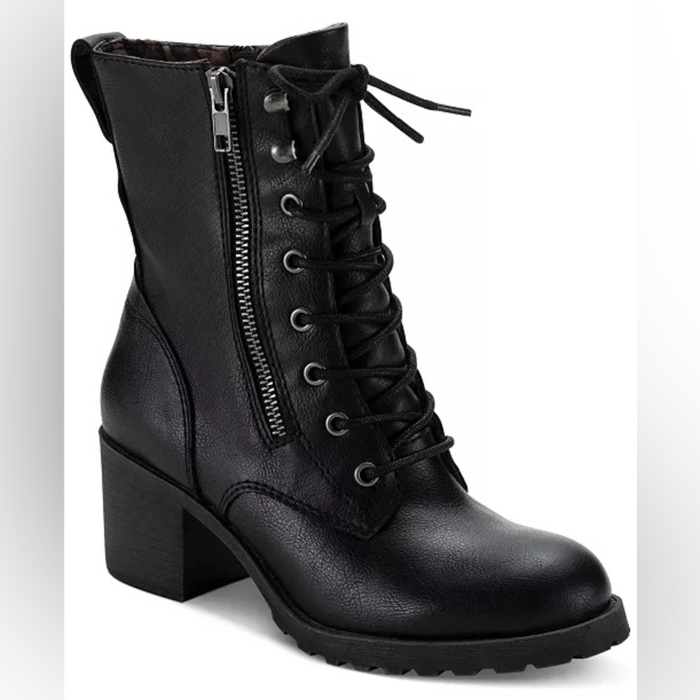 Sun and Stone black booties, size 6.5
